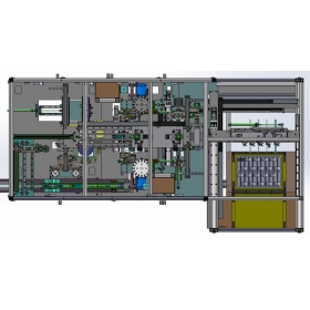 Motor rotor assembly line